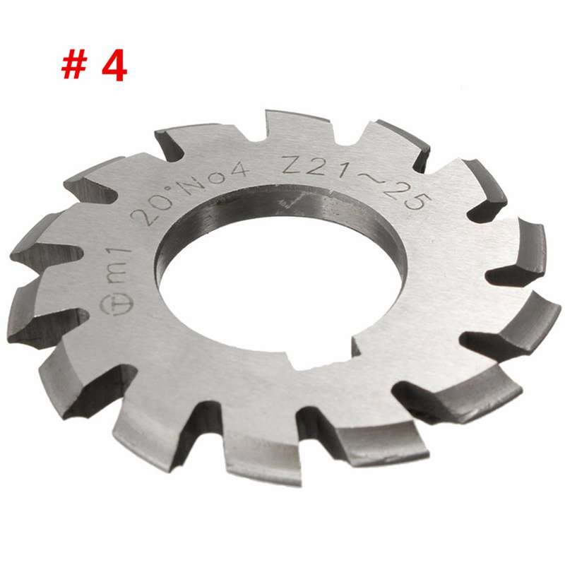 8pcs Module 1 PA20 Bore 22mm #1-8 HSS Involute Gear Milling Cutter