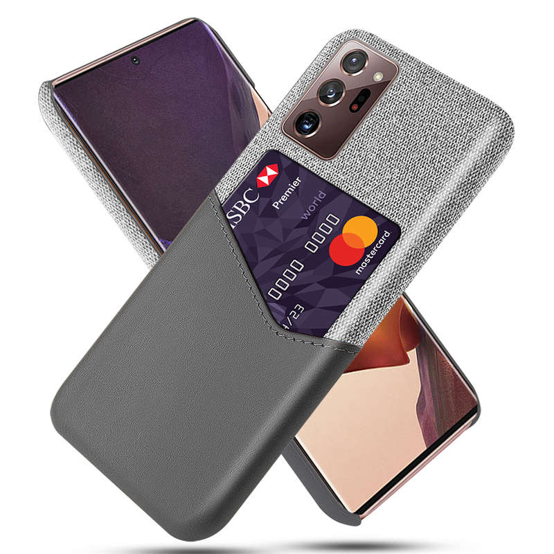 Bakeey for Samsung Galaxy Note 20 Ultra / Galaxy Note20 Ultra 5G Case Luxury PU Leather + Cloth with