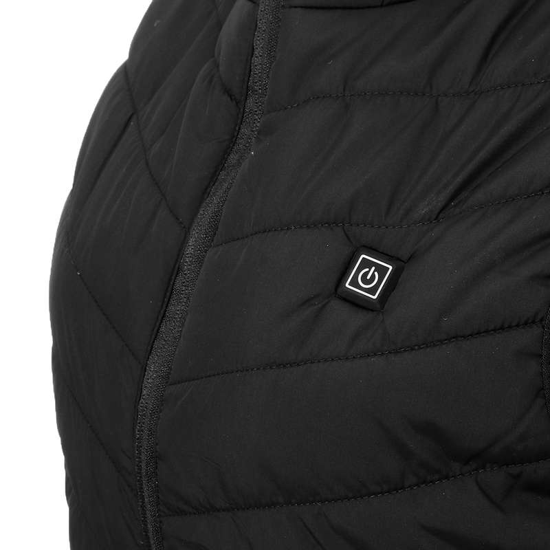 9 Heating Pads USB Electric Heated Vest Jacket Warm Body Warmer Pad