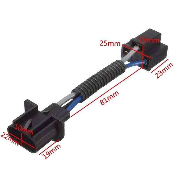 H13 9003 To H4 9008 Harness Cord Conversion LED Headlight Adapter Socket