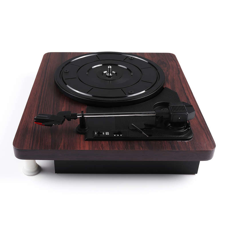 New Retro Stereo 33 45 78 Three Speed Vinyl Record Turntable Player Gramophone