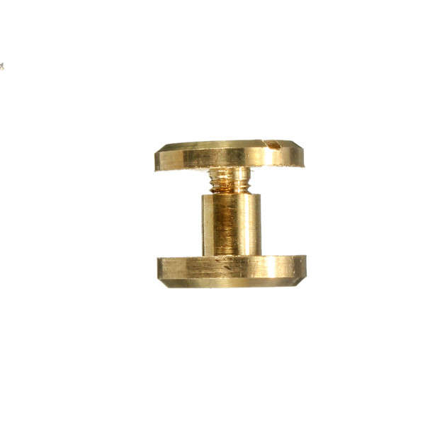4-15mm Screw Back Button Stud Screw Brass Nail Leather Belt Chicago Rivet (Size 4mm)