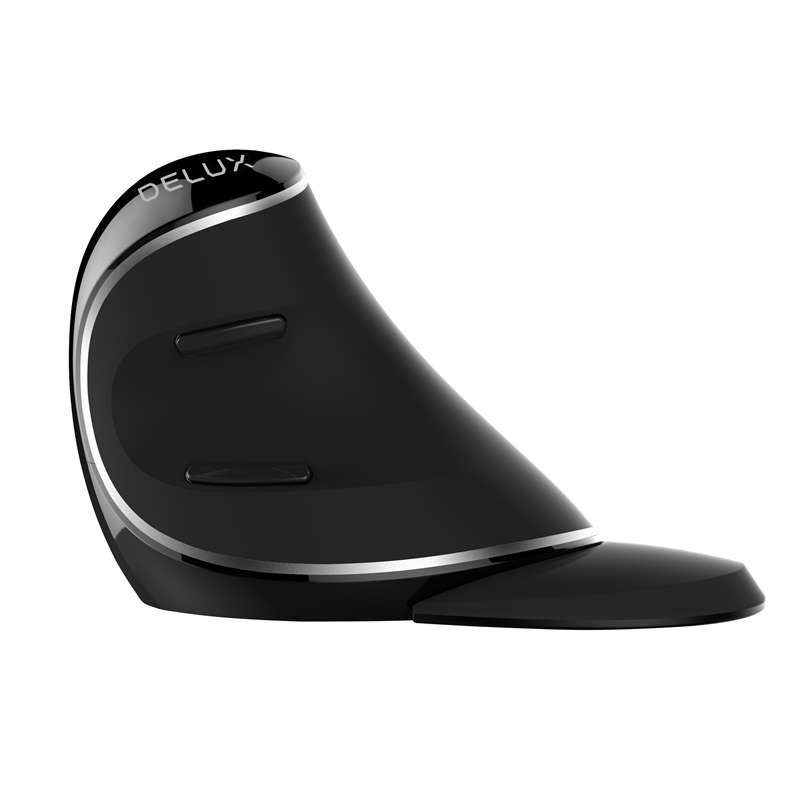 Delux M618 Plus Wireless Vertical Mouse 800/1200/1600 DPI 6 Function Buttons Ergonomic Optical Mice