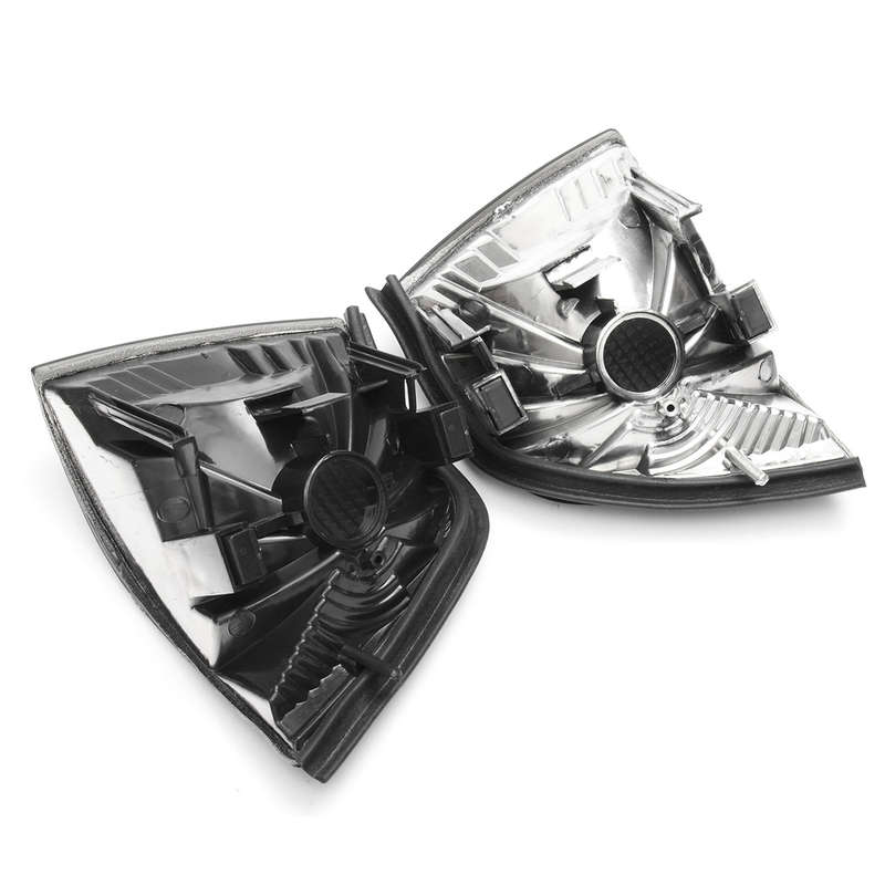 2Pcs Smoke Lens Side Corner Light Sidelights For BMW E36 3-Series 4DR 92-98