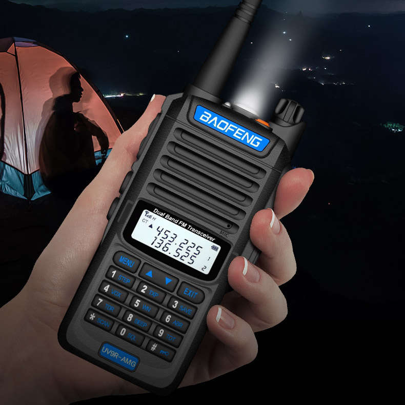 BaoFeng UV9R-AMG EU Plug Radio Walkie Talkies 10W High Power UV Dual Band Walkie Talk (Color Orange)