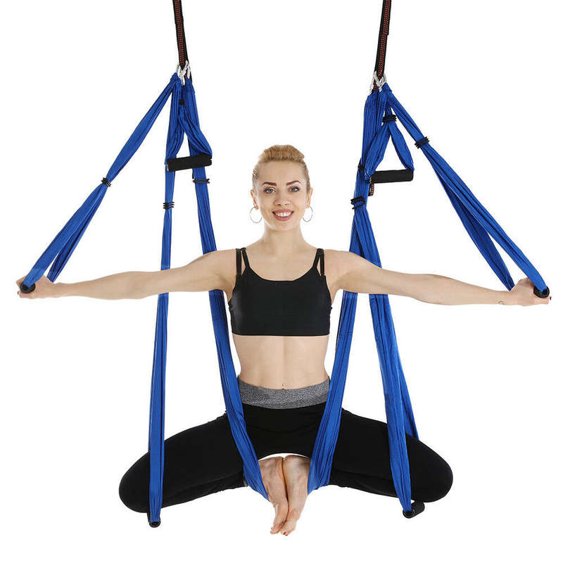 KALOAD Air Yoga Fitness Hammock 550+LBS Load Capacity Yoga Studio Quality Swing Yoga Hammock