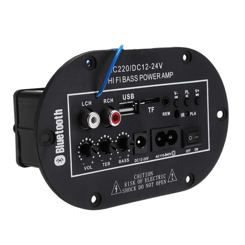 100W High Power bluetooth Subwoofer Hi-Fi Bass AMP Amplifier Board wit
