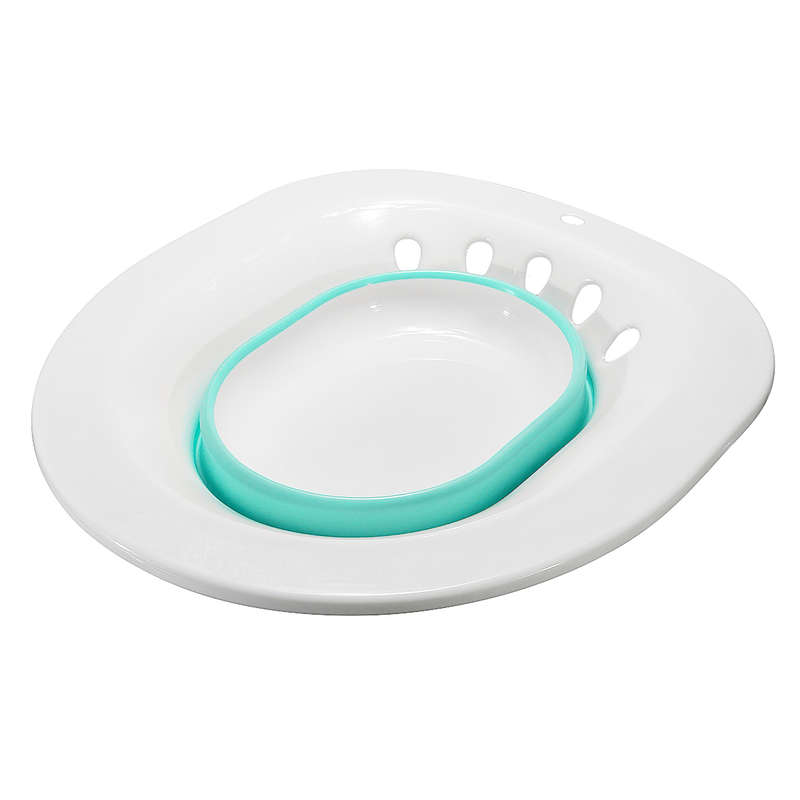 Foldable Hip Bath Tub Sitz Bath for Toilet Mater-nity Hemorrhoid Avoid Squatting Bath