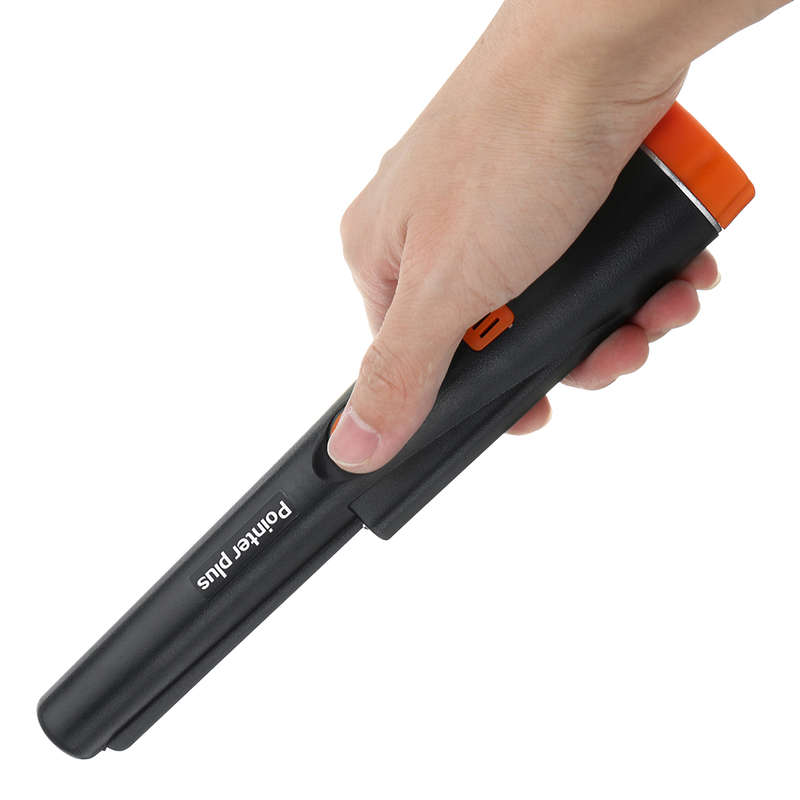 Metal Detector Pinpointing Digger Garden Detecting Waterproof Black/ Yellow