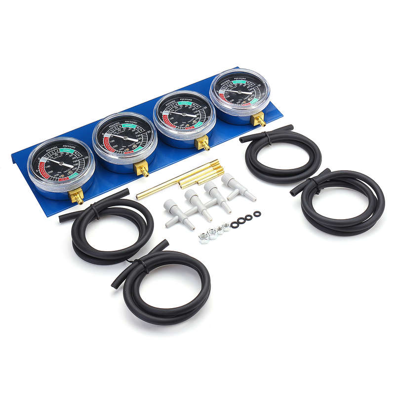 4x Motorcycle Carburetor Carb Fuel Vacuum 2/4 Cylinder Gauge Balancer Synch
