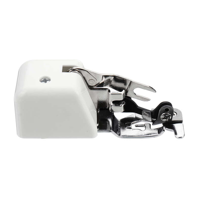 1 Side Cutter Zig Zag Sewing Machine Attachment Presser Foot Low Shank Cut & Hem Sharp...