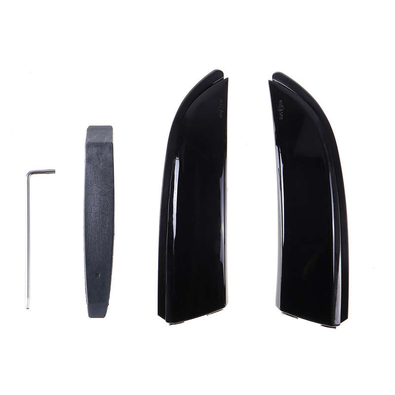 LED Dynamic Side Door Wing Mirror Indicator Lights Turn Lamps Smoked Bla