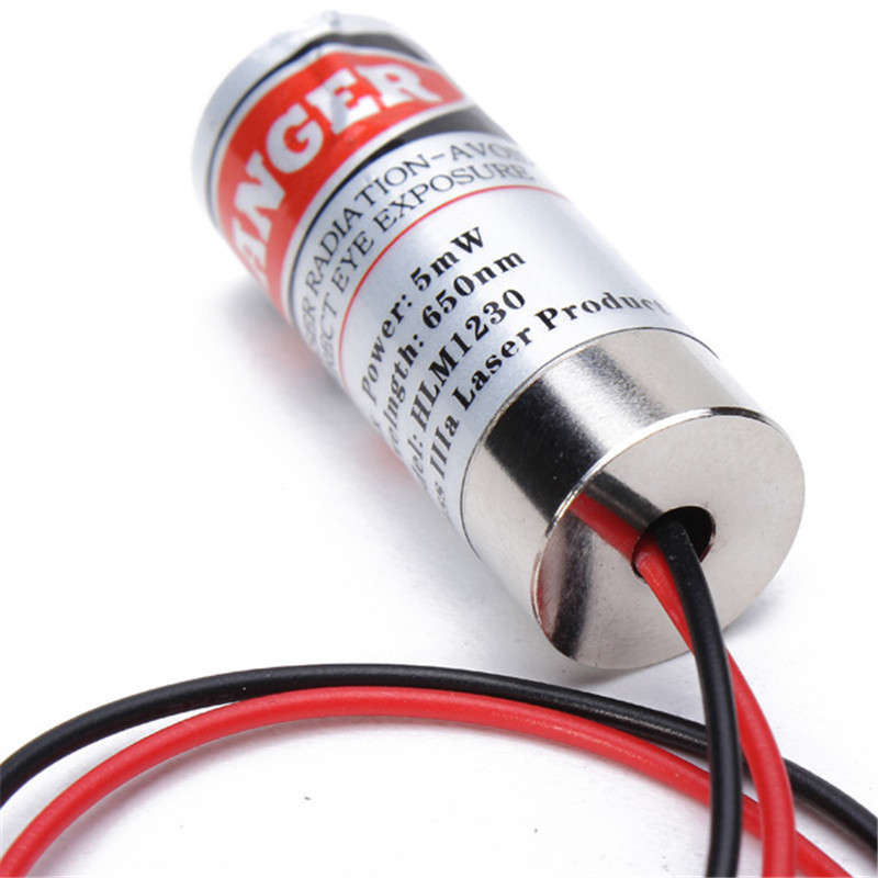 5mW 650nm Focusable Red Dot/Cross/Line Laser Diode Module (Type A)