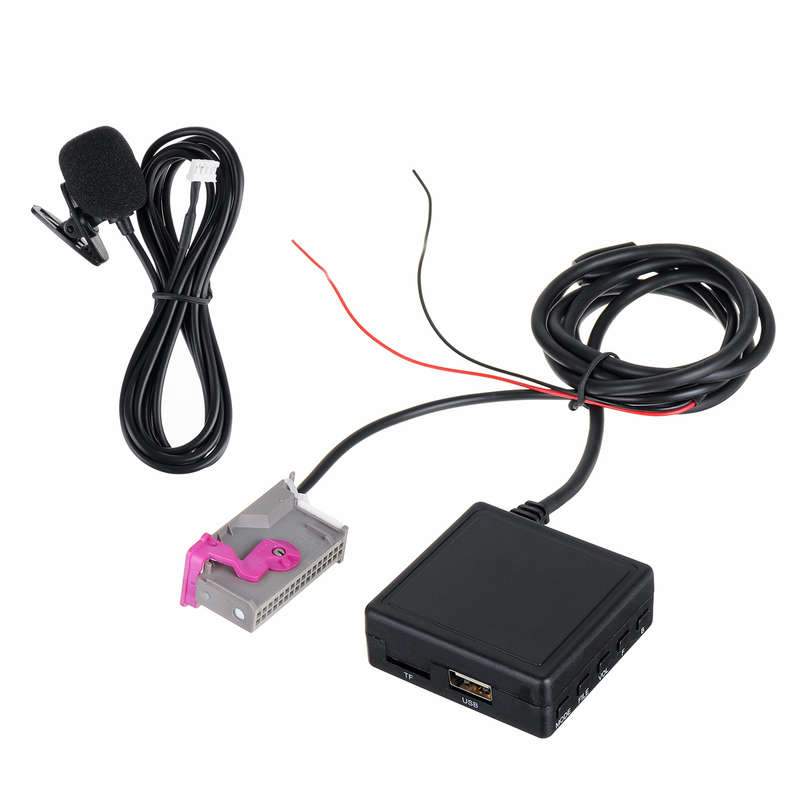 AUX Audio Cable Adapter TF USB with bluetooth Microphone for Audi A3 A4 A6