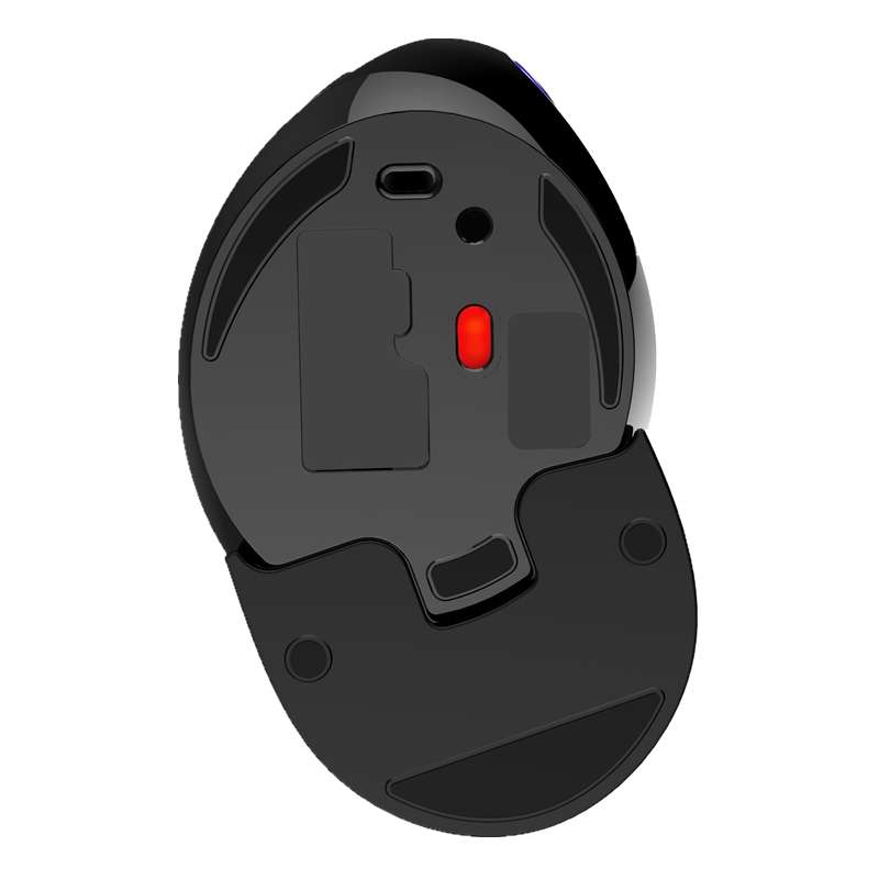 Delux M618 Plus Wireless Vertical Mouse 800/1200/1600 DPI 6 Function Buttons Ergonomic Optical Mice