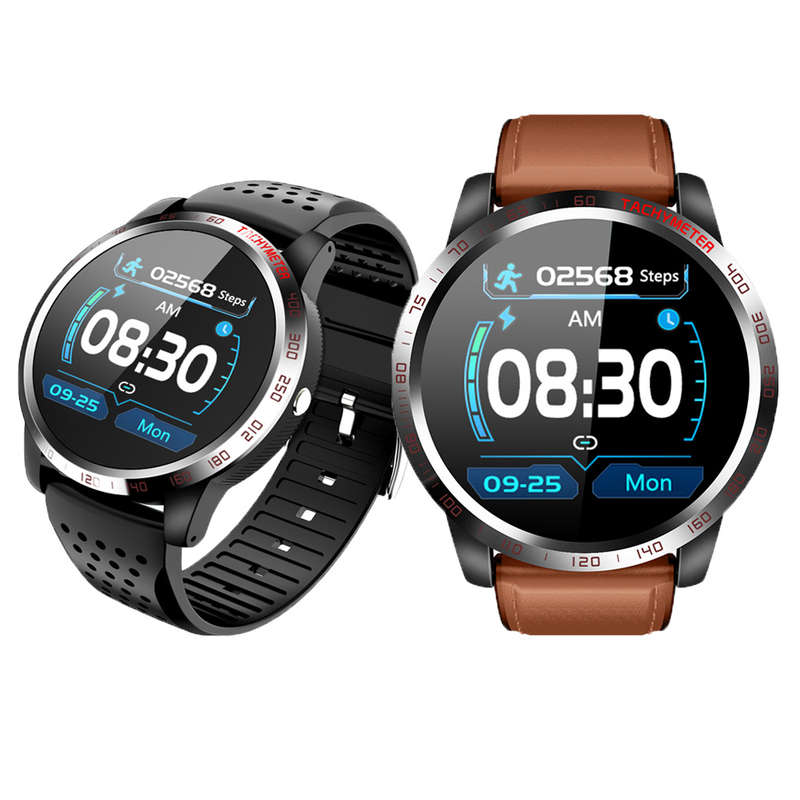 Bakeey W3 ECG+HRV Heart Rate Blood Pressure SPO2 Heart Health Monitor Caller Message Reminder Smart