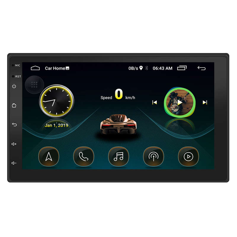 7 Inch 2 Din for Android 8.1 Car Radio Stereo Auto MP5 MP3 Player Quad Core 1+16