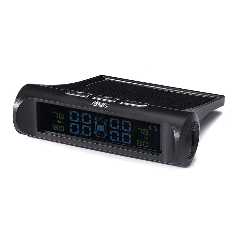 iMars T240 TPMS Solar Power Tire Pressure Monitor System Universal