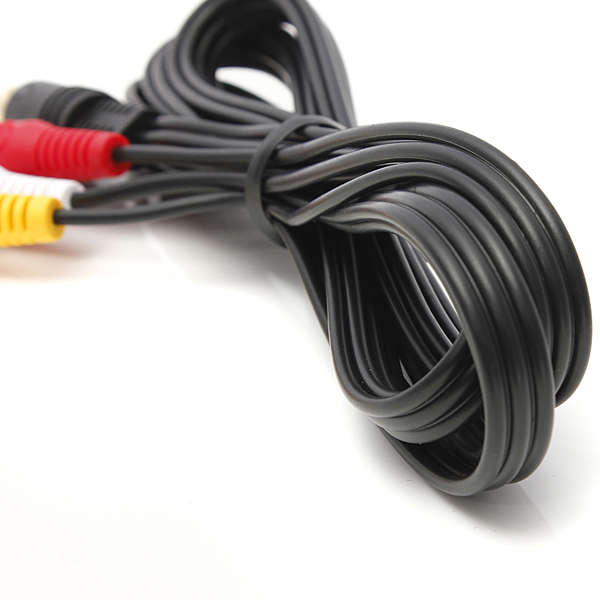 Audio Video AV Cable fits Sega Saturn A/V 1.8m 6ft RCA Connection Cord