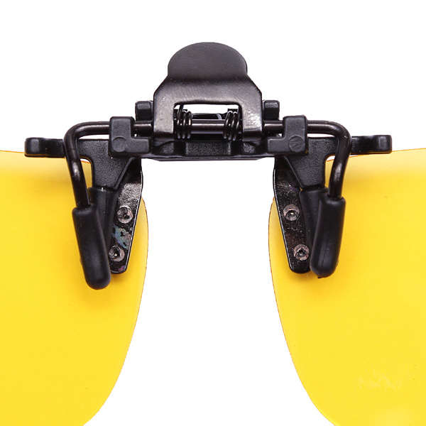New Clip-on Flip Up Sun Glassess Night Vision Glasses Lens