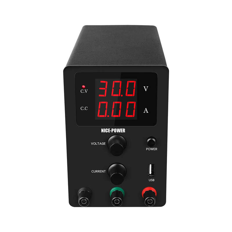 NICE-POWER R-SPS 3010 Precision Power Supply 0-30V 0-10A LED Display USB 5V2A Portable Design Overlo