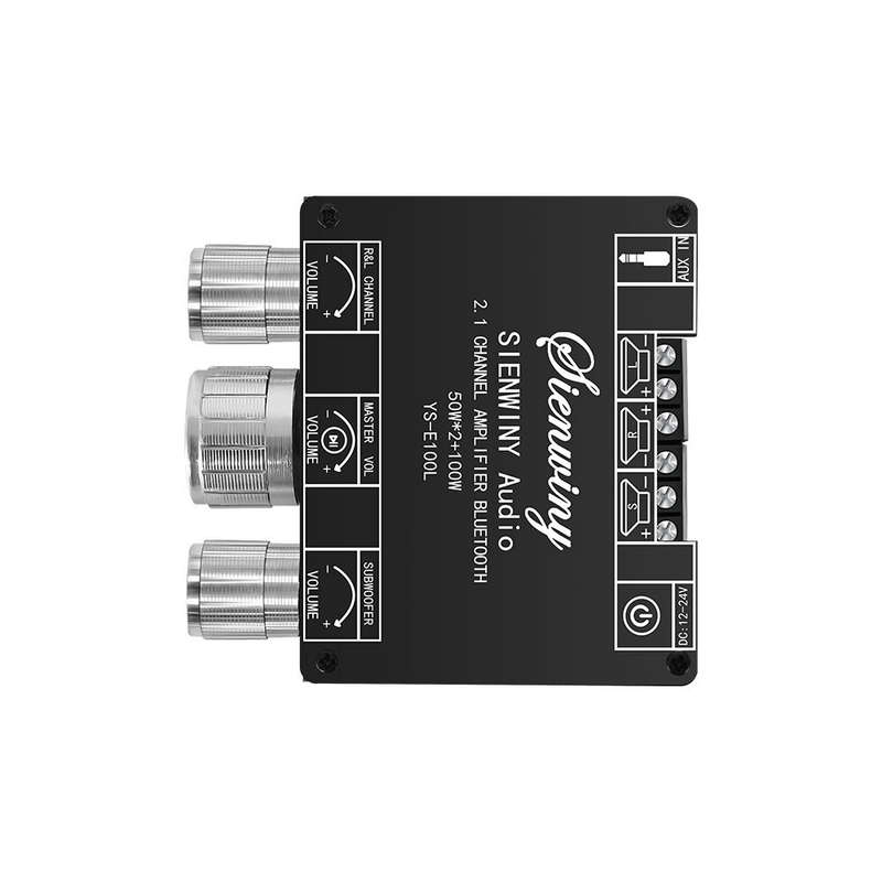 YS-E100L 2.1 Channel bluetooth 5.1 Audio Amplifier Board 50W2+100W High Low Pitched Subwoofer Amplif