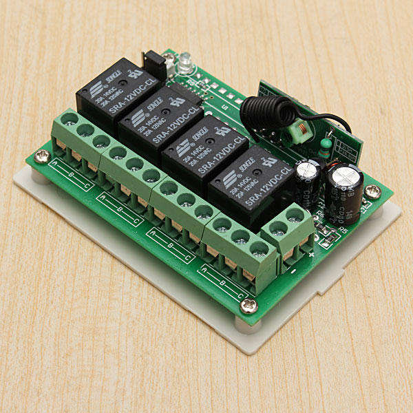 3Pcs Geekcreit 12V 4CH Channel 433Mhz Wireless Remote Control Switch With 2 Transimitter