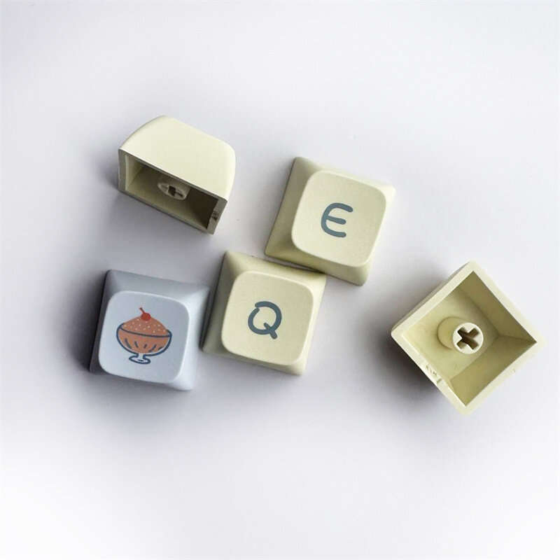 133 Keys Summer Ice PBT Keycap Set XDA Profile Sublimation Custom Keycaps for Mechanical Keyboards