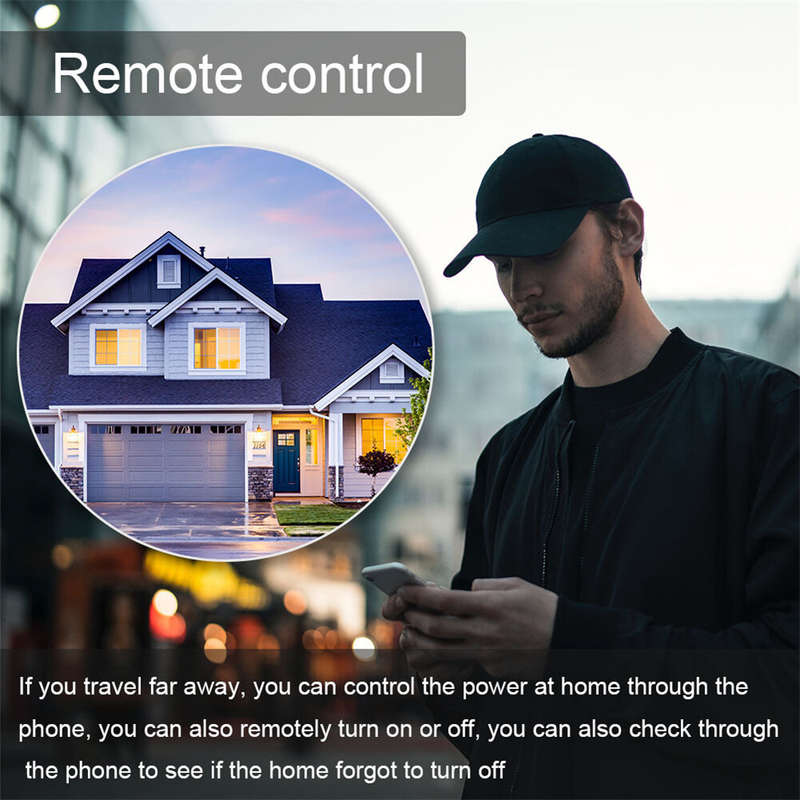RMDZT-1PNL 63A Smart WiFi Circuit Breaker ON/OFF Timing Function Short Circuit Protection Voice Cont