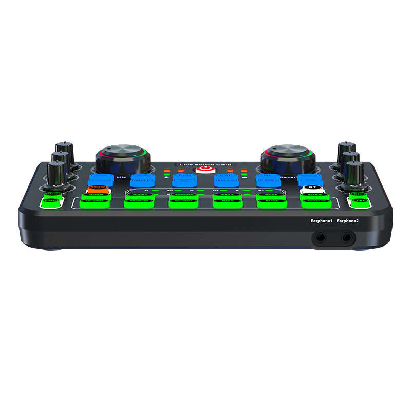 X60 Sound Card English Version Professional Sound Cards Audio Mixer for Karaoke Broadcast KTV Singin