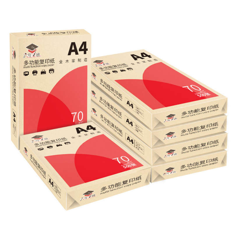 Deli A4 Printer Paper Thicken 500 Sheets 2000g Writing Drawing Paper Double-sided Scratch Paper Prin