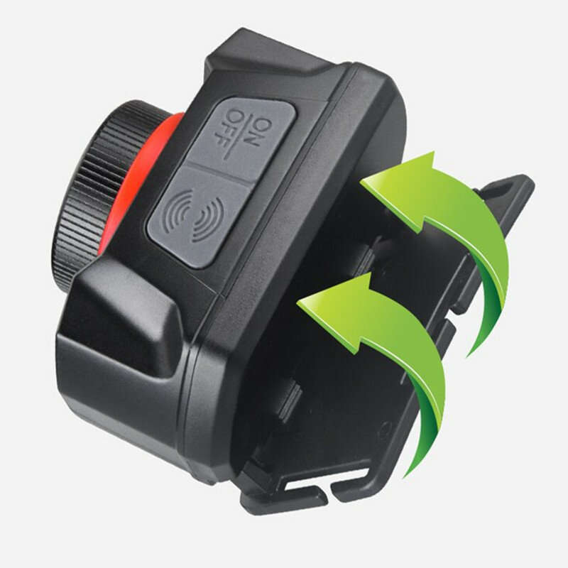 XPE+LED Strong Light Headlamp Built-in Battery USB Charging Wave Sensing Zoom Strong Light Headlamp