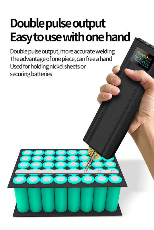 Battery Spot Welder with 5.0Ah Battery: Handheld Mini Portable Spot Welder for 18650 Battery, Weldin