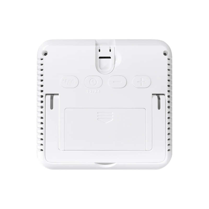 WiFi Connected LCD Display Temperature and Humidity Monitor with Multi-Function Clock and Alarm Feat