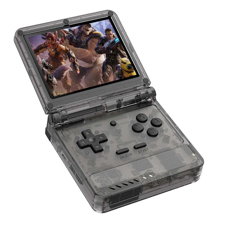 Powkiddy V90S 128G 3.5-inch IPS Screen Retro Handheld Game Console Built-in 12000+ Games 3000mAh Fol