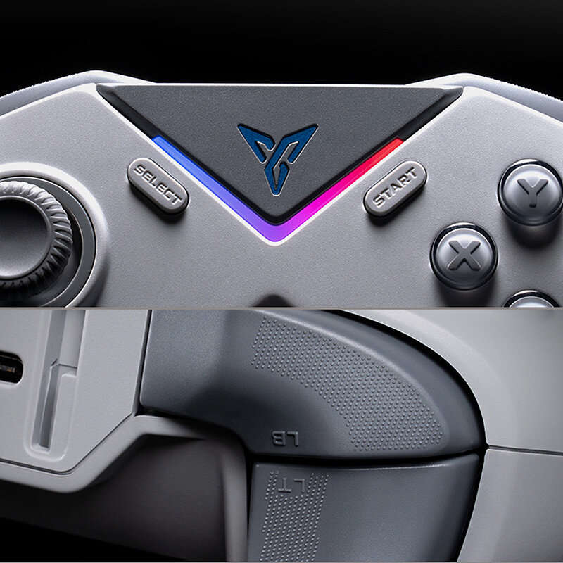 FlyDiGi VADER3 Gaming Handle Wired/BT/Wireless Grip Vibration Carbon Film Stick RGB Joystick Gamepad