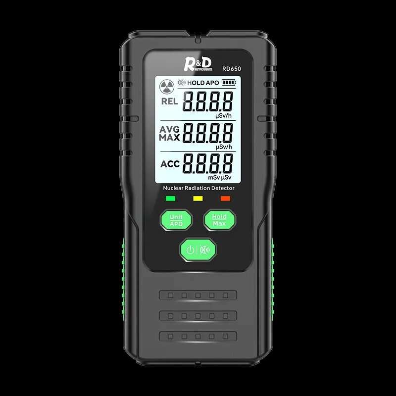 RD650 Geiger Counter Nuclear Radiation Detector X-ray -ray -ray Radioactivity Tester Marble Detector