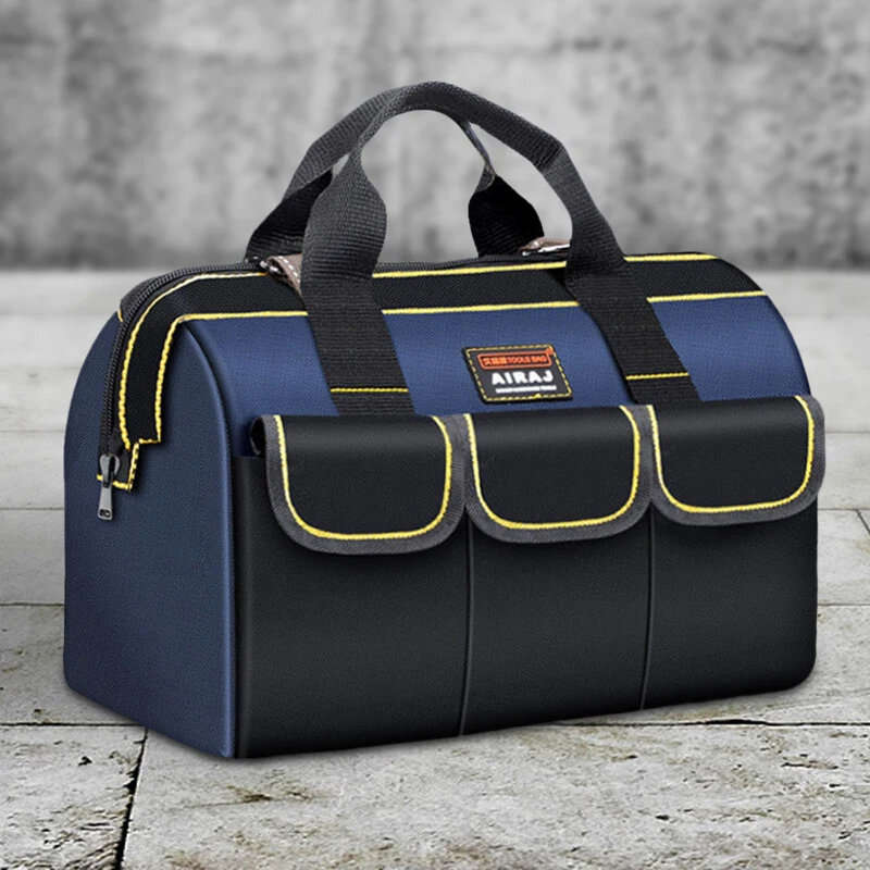 16 Inch 1680D Oxford Multifunctional Tool Bag Waterproof Wear-Resistant High Capacity Electrician St