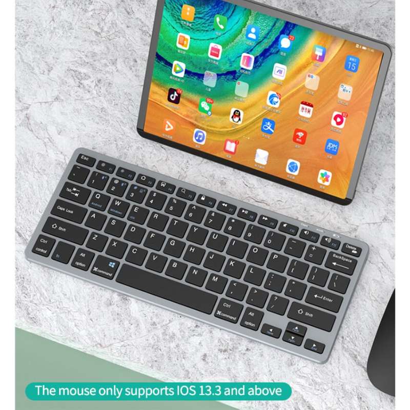 Mini Multimedia Keyboard Mouse Set For Laptop PC TV Android BT 5.0 & 2.4G Wireless Keyboard and Mous