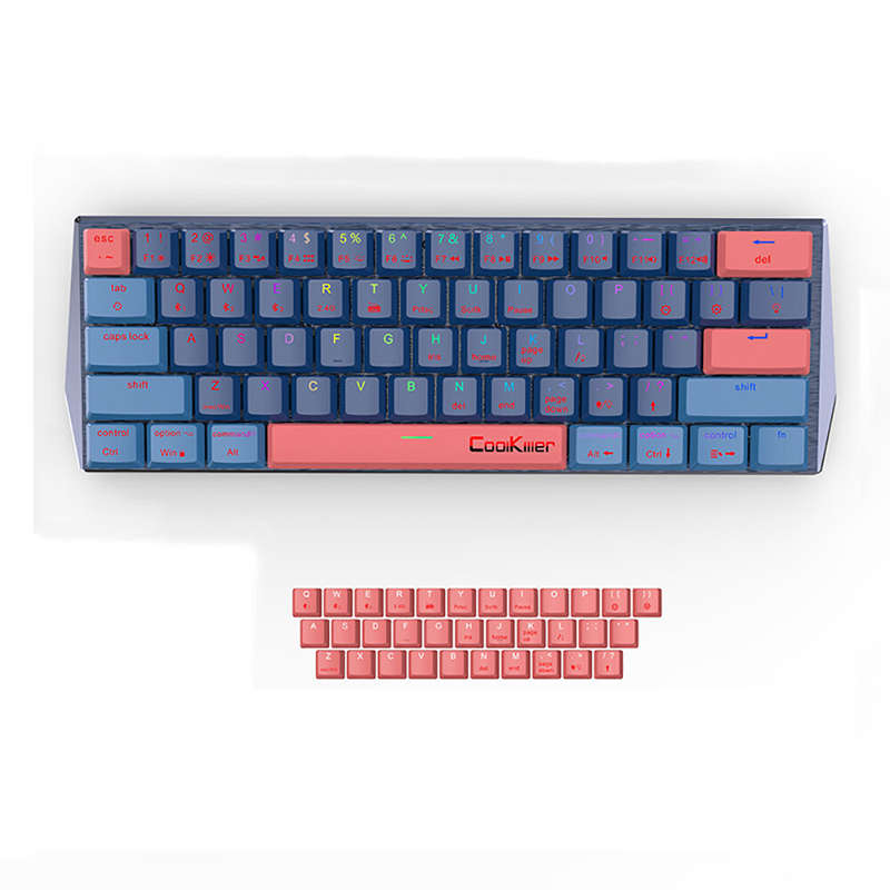 CoolKiller CK 178Mini Triple Mode Gaming mechanical keyboard Low-Shaft Profile RGB Wireless bluetoot