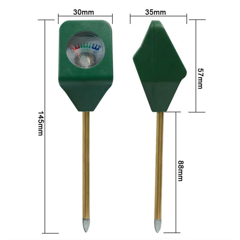 Mini Hygrometer Portable Soil Moisture Meter 145mm Garden Plant Humidity Tester Red Green Blue Zones