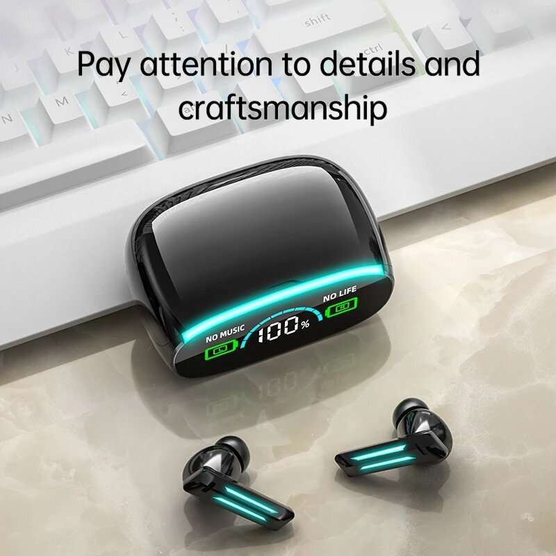 M39 TWS bluetooth 5.2 Earphone Wireless Earbuds LED Digital Display Power Bank Sports Headphones wit
