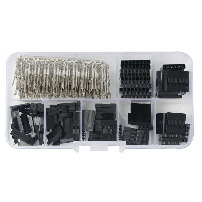 Geekcreit 310pcs 2.54mm Male Female Dupont Wire Jumper With Header Connector Housing Kit