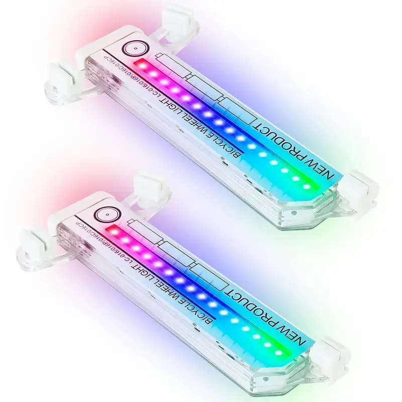 1PC Bicycle Lights With 30 Changing Patterns 32 LED Flashing Colors Bike Wheel Lights