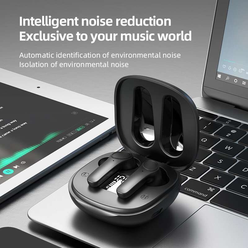 B11 TWS bluetooth 5.0 Earphone HiFi Surround Stereo Deep Bass HD Audio Intelligent Noise Cancelling