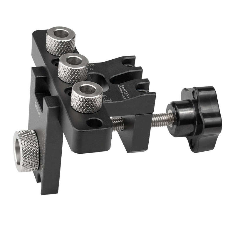 3-in-1 Precision Jig Dowel Cam Jig Dowelling Jig Master Kit Wood Hole Drilling Guide Woodworking Pos