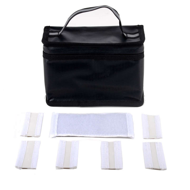 155x115x90mm Explosion-proof Fire Retardant Portable Safety Storage Bag Carry Bag for Lipo Battery C