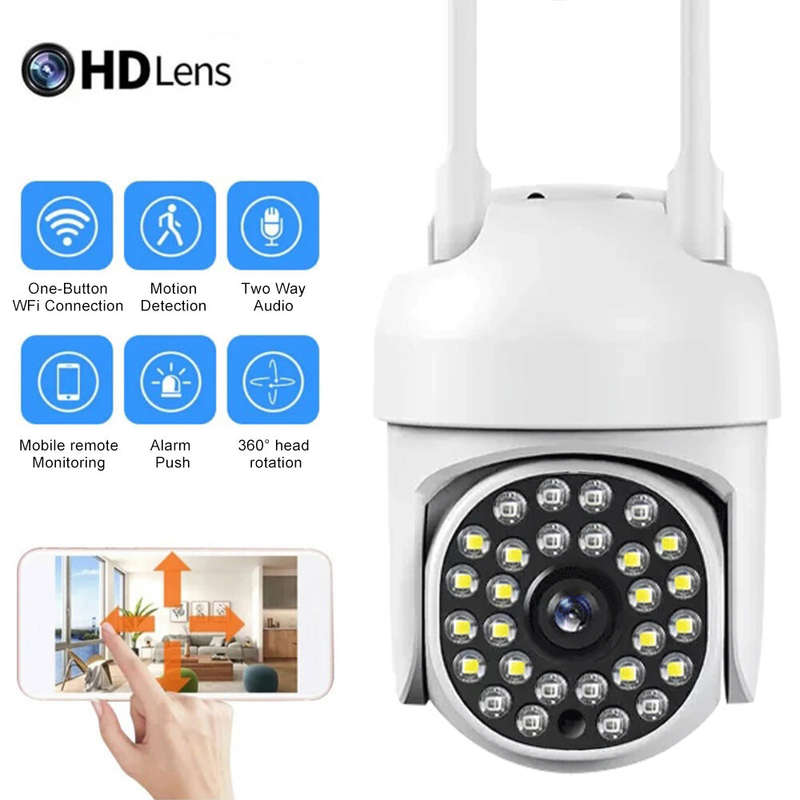 A13 1080P 2MP WiFi IP Camera PTZ Wireless CCTV Security Camera Motion Detection Night Vision Two-way