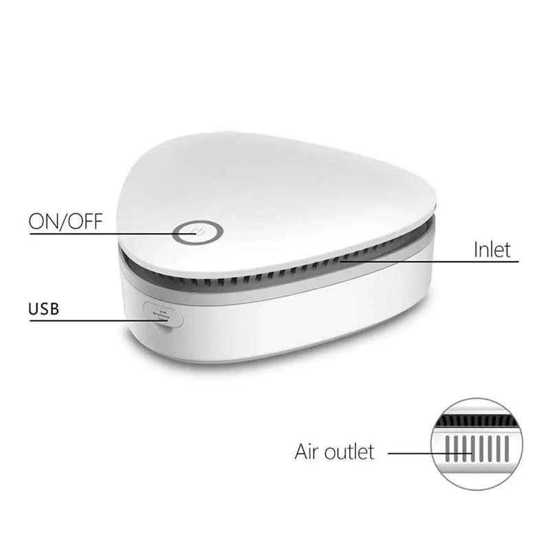 Portable Ozone Sterilizer for Air Purification and Odor Removal with 360-Degree Sterilization Perfec
