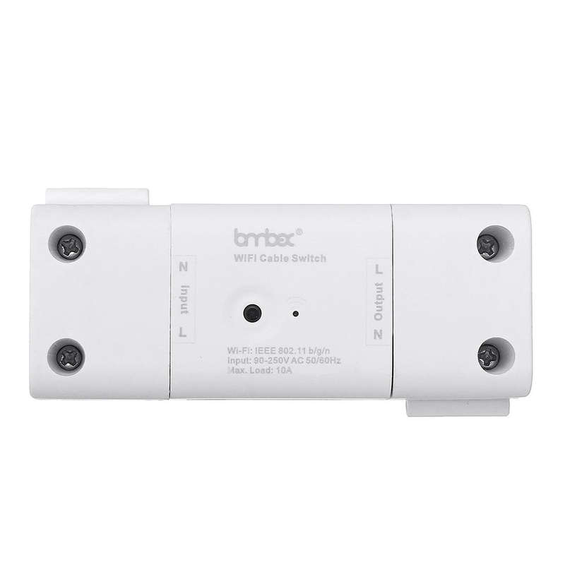 Lombex AC110-240V 10A WiFi Voice Control Timing Smart Light Switch Work with Alexa Google Assistant